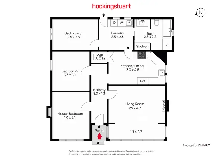 Floorplan of Homely house listing, 403 Ascot Street South, Ballarat Central VIC 3350