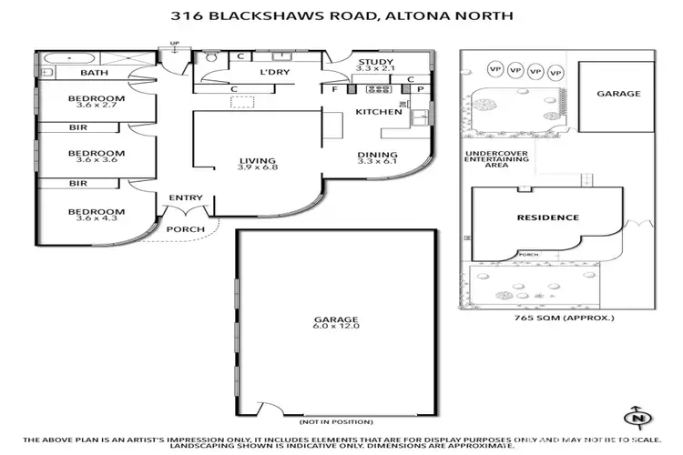 Floorplan of Homely house listing, 316 Blackshaws Road, Altona North VIC 3025
