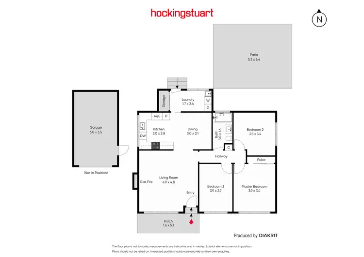 Floorplan of Homely house listing, 12 Waldemar Street, Wendouree VIC 3355