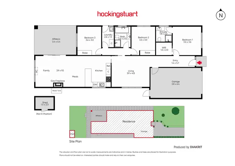 Floorplan of Homely house listing, 110 Fifth Avenue, Rosebud VIC 3939