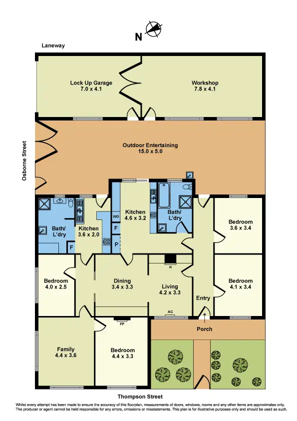 Floorplan of Homely house listing, 73-75 Thompson Street, Williamstown VIC 3016