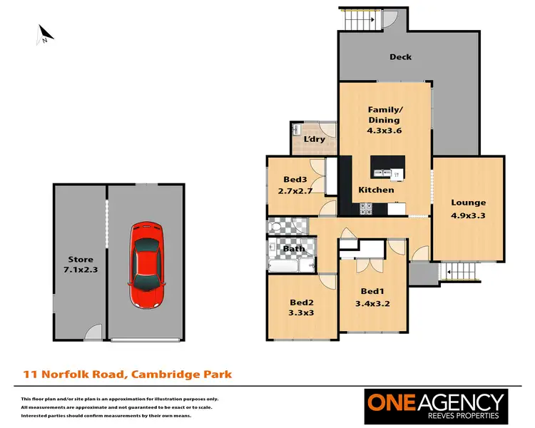 Floorplan of Homely house listing, 11 Norfolk Road, Cambridge Park NSW 2747