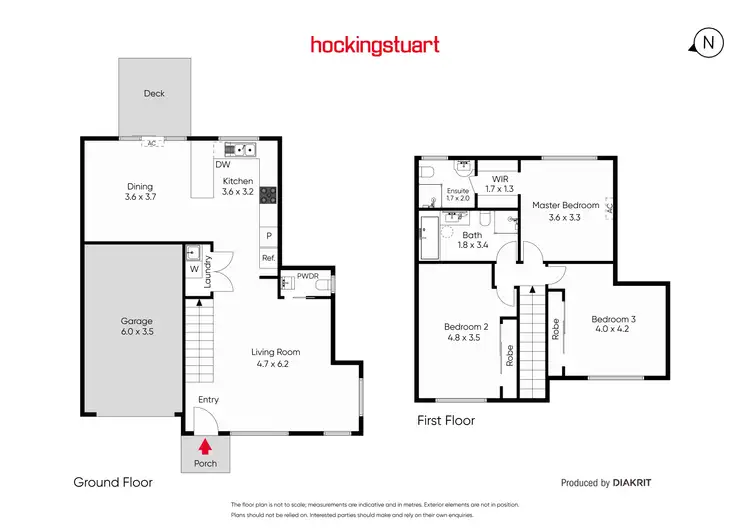 Floorplan of Homely townhouse listing, 1/2 Borrie Street, Reservoir VIC 3073