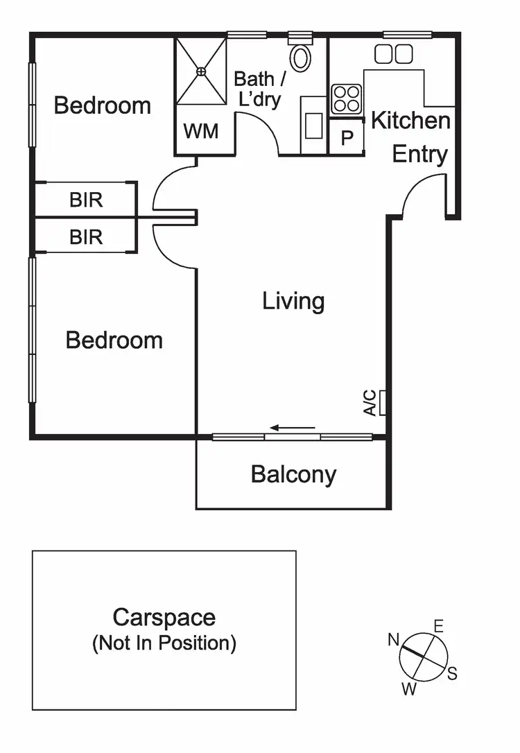 Floorplan of Homely apartment listing, 19/25 Robe Street, St Kilda VIC 3182