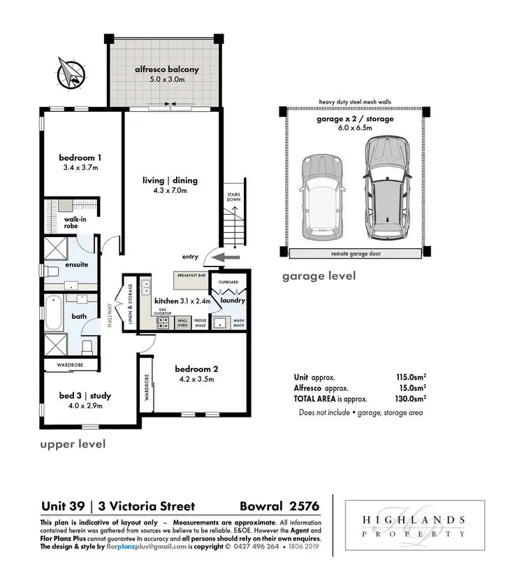 Floorplan of Homely townhouse listing, 39/3 Victoria Street, Bowral NSW 2576
