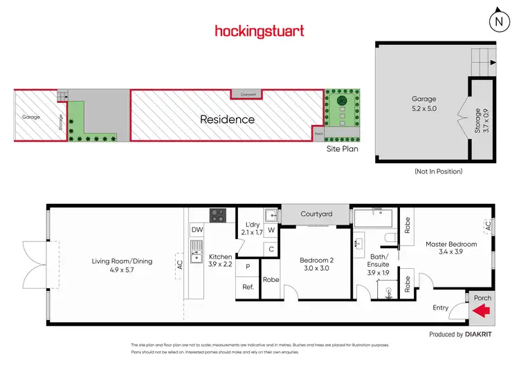 Floorplan of Homely house listing, 100 Hall Street, Newport VIC 3015
