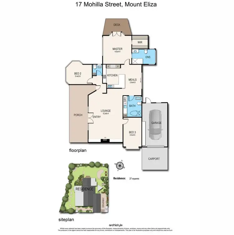 Floorplan of Homely house listing, 17 Mohilla Street, Mount Eliza VIC 3930