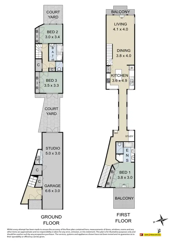 Floorplan of Homely house listing, 8 Bath Place, Williamstown VIC 3016