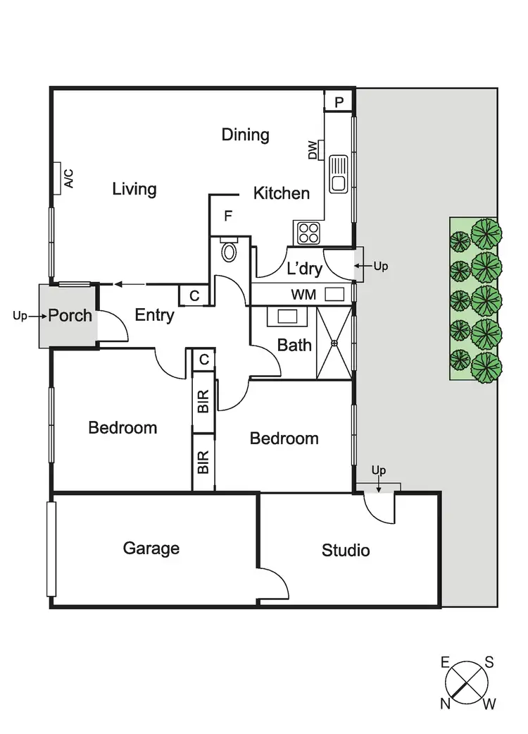 Floorplan of Homely unit listing, 8/6 Elizabeth Crescent, Carnegie VIC 3163