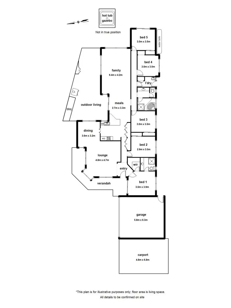 Floorplan of Homely house listing, 8 Glenmurray Place, Wonga Park VIC 3115