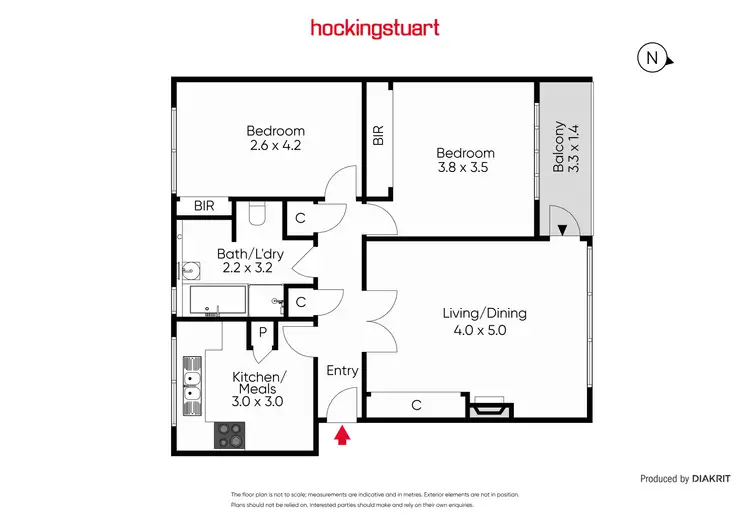 Floorplan of Homely apartment listing, 2/247 Burke Road, Glen Iris VIC 3146