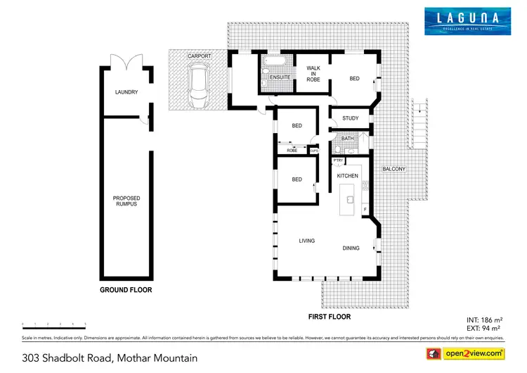 Floorplan of Homely house listing, 303 Shadbolt Road, Mothar Mountain QLD 4570