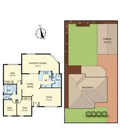 Floorplan of Homely house listing, 26 Maltravers Crescent, Cranbourne North VIC 3977