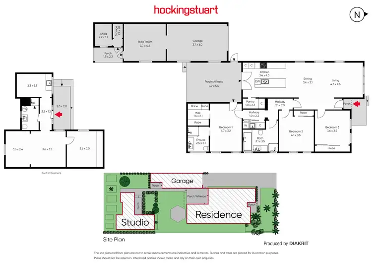 Floorplan of Homely house listing, 3 Cypress Avenue, Brooklyn VIC 3012
