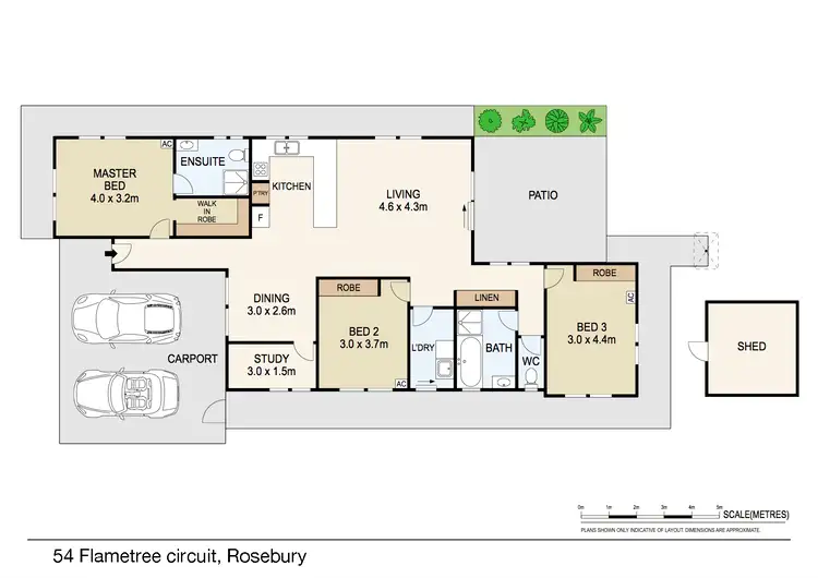 Floorplan of Homely house listing, 54 Flametree Circuit, Rosebery NT 832