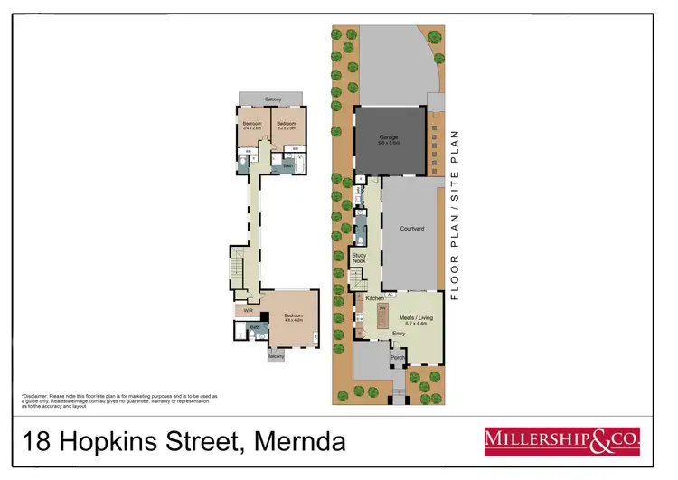 Floorplan of Homely house listing, 18 Hopkins Street, Mernda VIC 3754