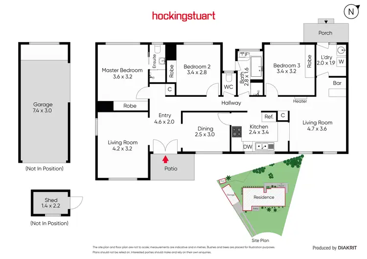 Floorplan of Homely house listing, 4 Hartley Court, Frankston VIC 3199