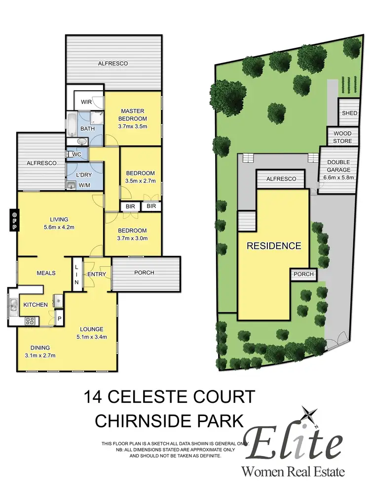 Floorplan of Homely house listing, 14 Celeste Court, Chirnside Park VIC 3116
