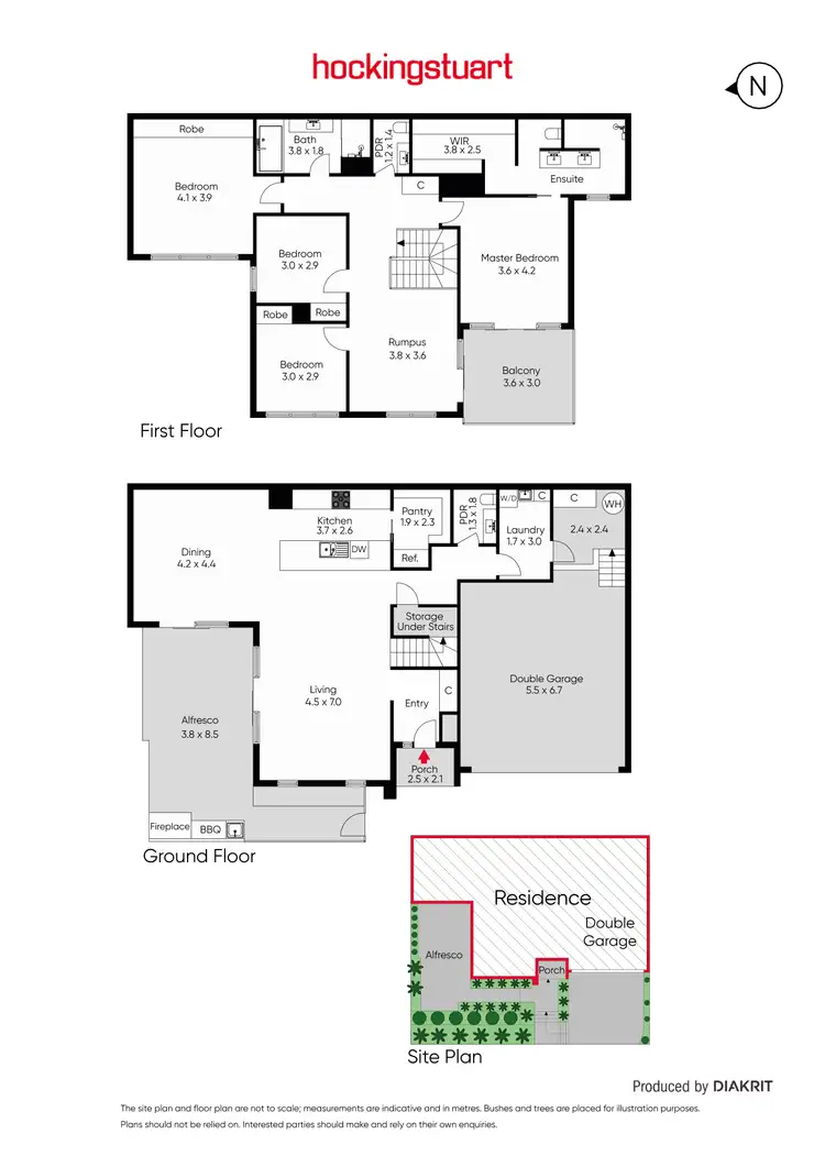 Floorplan of Homely townhouse listing, 14 Vine Court, Bentleigh East VIC 3165