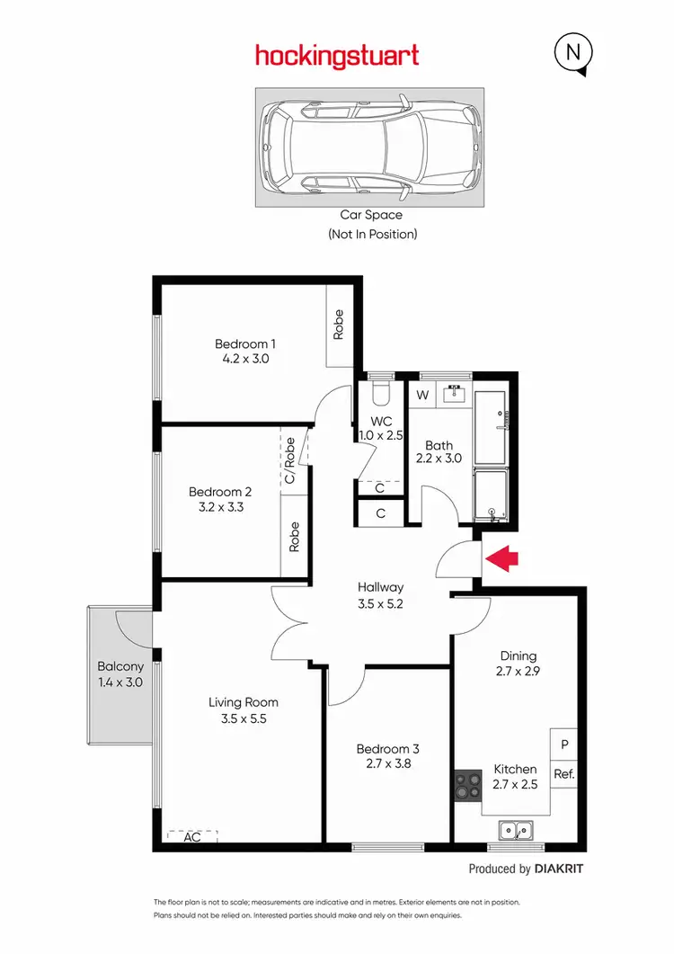 Floorplan of Homely apartment listing, 12/205 Dandenong Road, Prahran VIC 3181