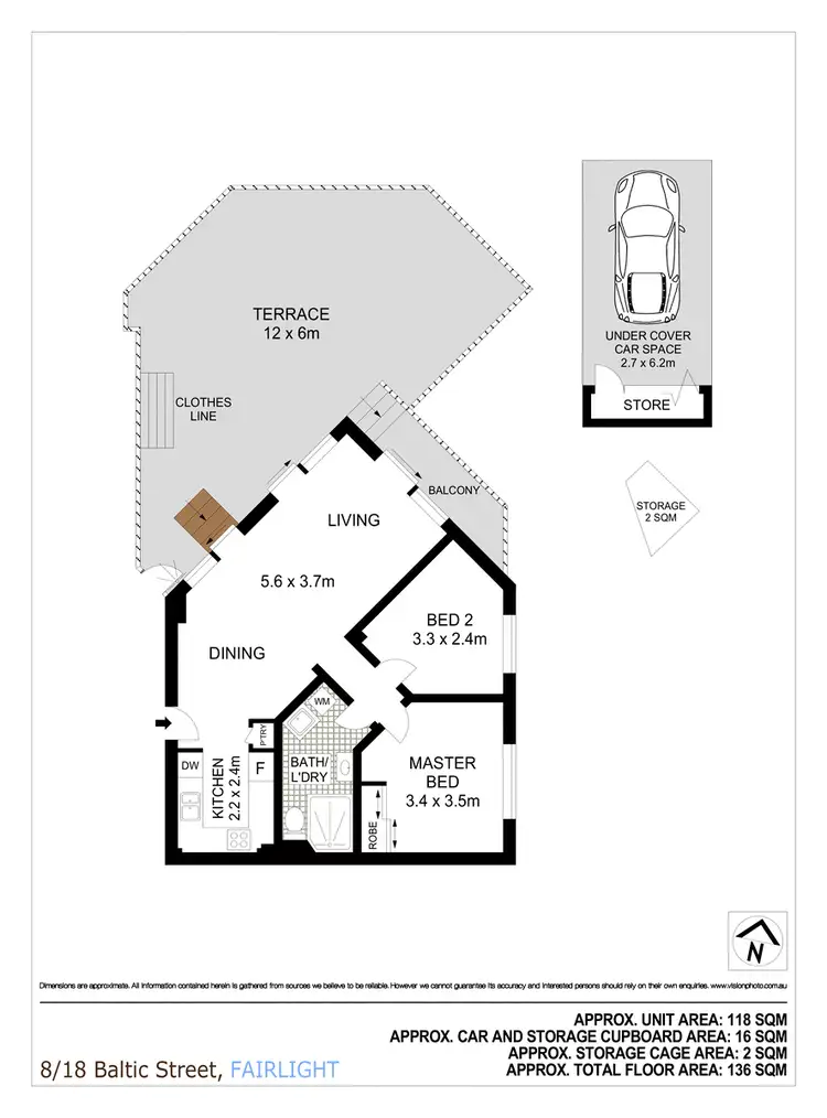 Floorplan of Homely apartment listing, 8/18 Baltic Street, Fairlight NSW 2094