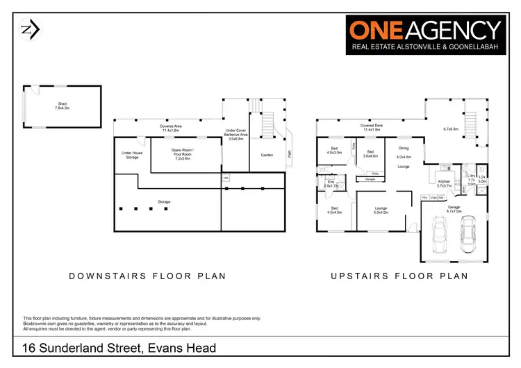 Floorplan of Homely house listing, 16 Sunderland Street, Evans Head NSW 2473