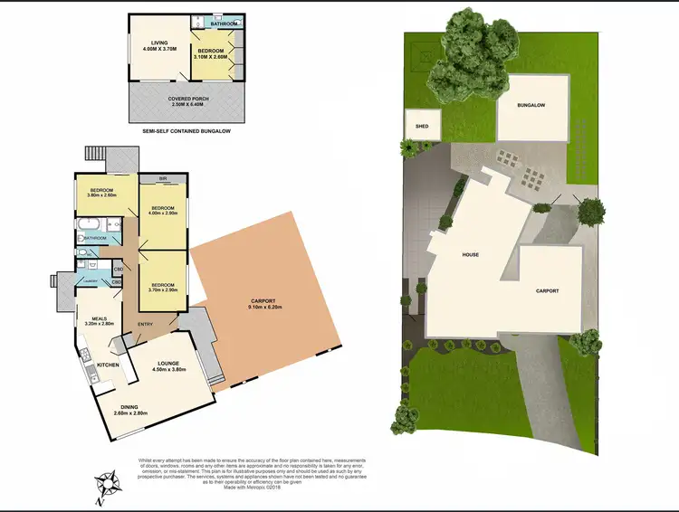 Floorplan of Homely house listing, 10 Yarana Street, Ferntree Gully VIC 3156