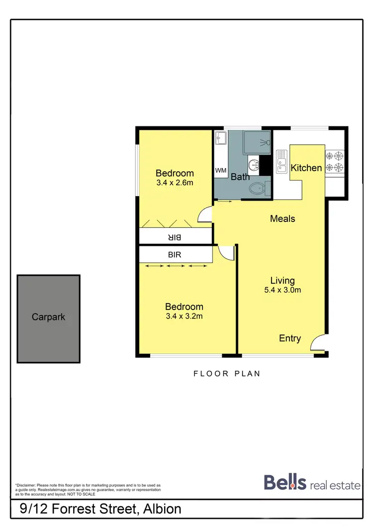 Floorplan of Homely house listing, 9/12 Forrest Street, Albion VIC 3020