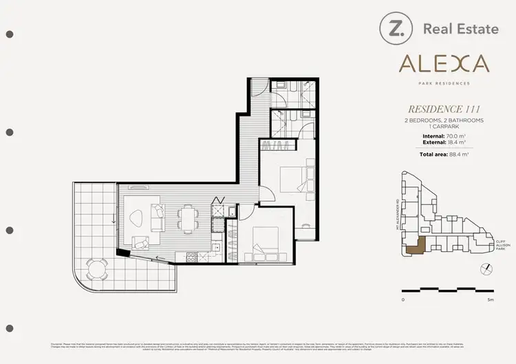 Floorplan of Homely apartment listing, 111/1048 Mt Alexander Road, Essendon VIC 3040