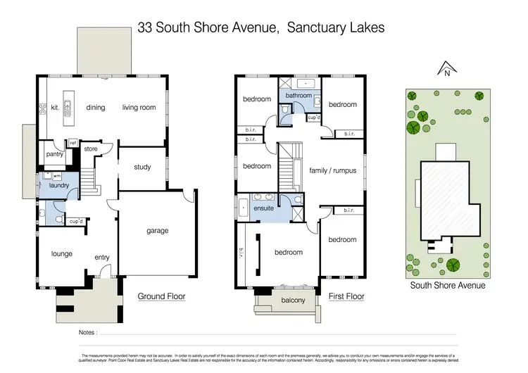 Floorplan of Homely house listing, 33 South Shore Avenue, Sanctuary Lakes VIC 3030