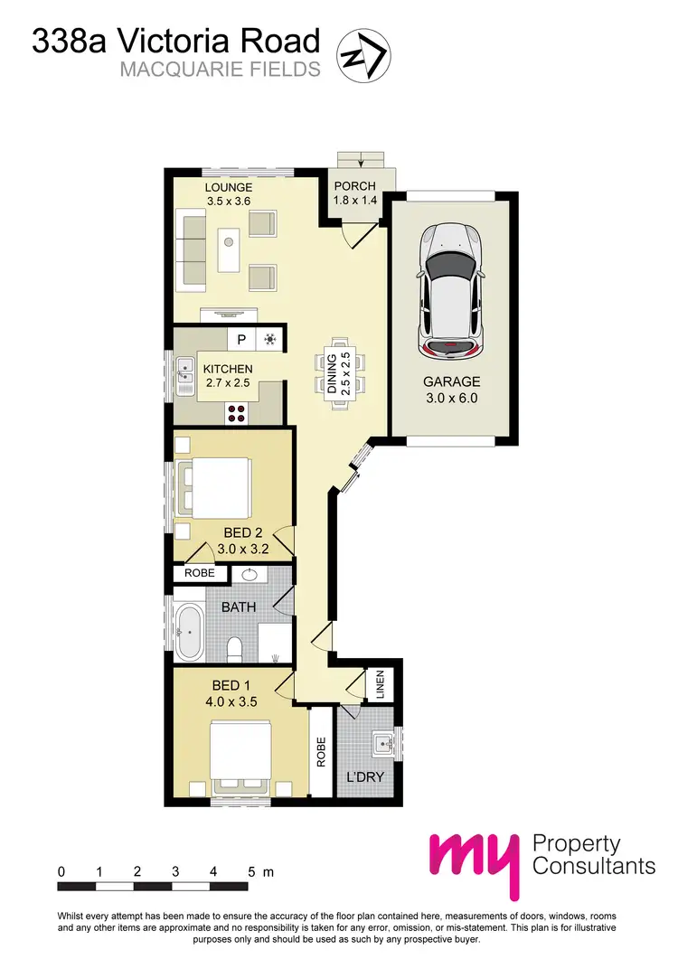 Floorplan of Homely villa listing, 3/38A Victoria Road, Macquarie Fields NSW 2564