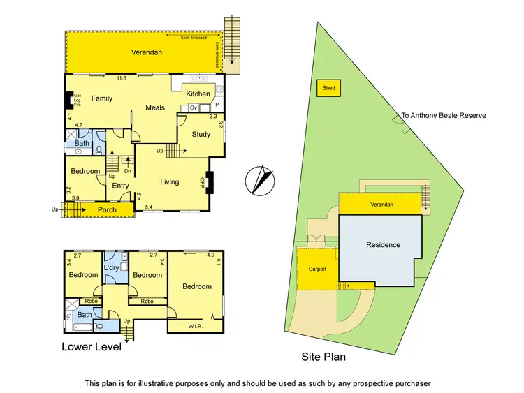 Floorplan of Homely house listing, 26 Yaralla Crescent, St Helena VIC 3088