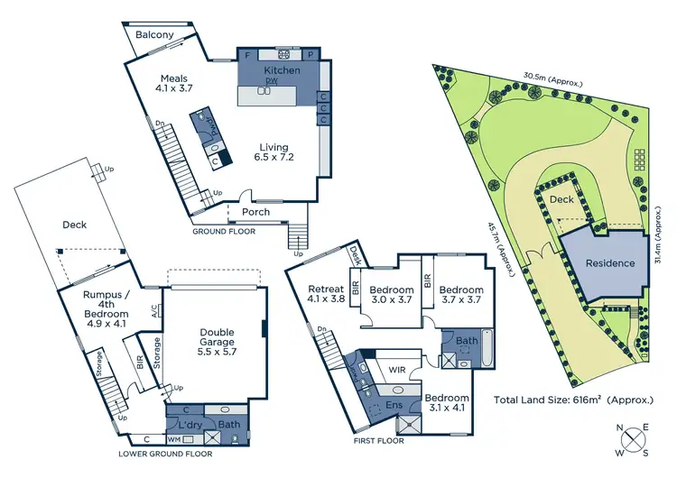 Floorplan of Homely house listing, 7A Alern Court, Nunawading VIC 3131