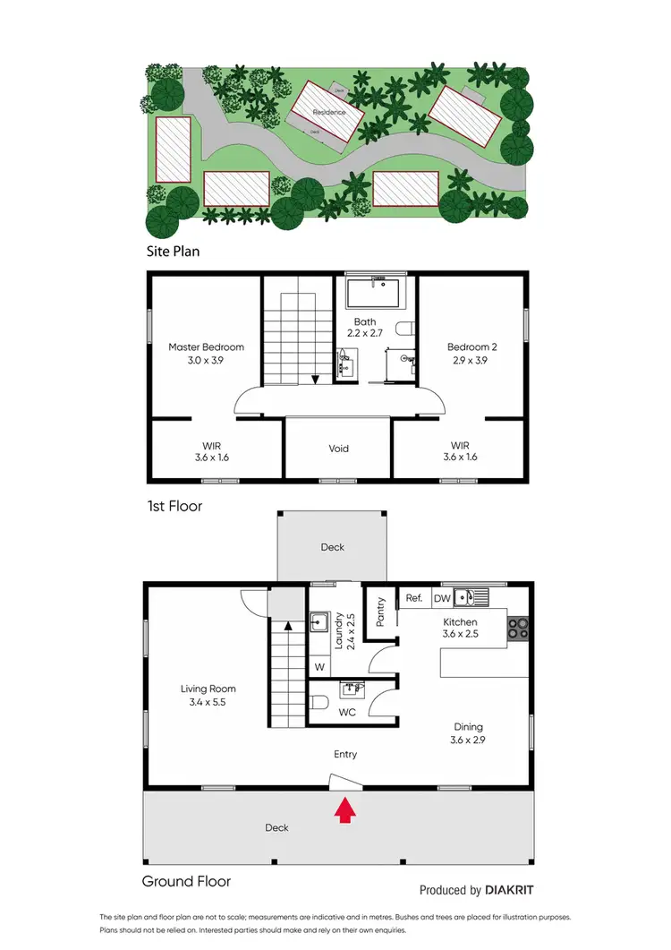 Floorplan of Homely townhouse listing, 4/108 Central Springs Road, Daylesford VIC 3460