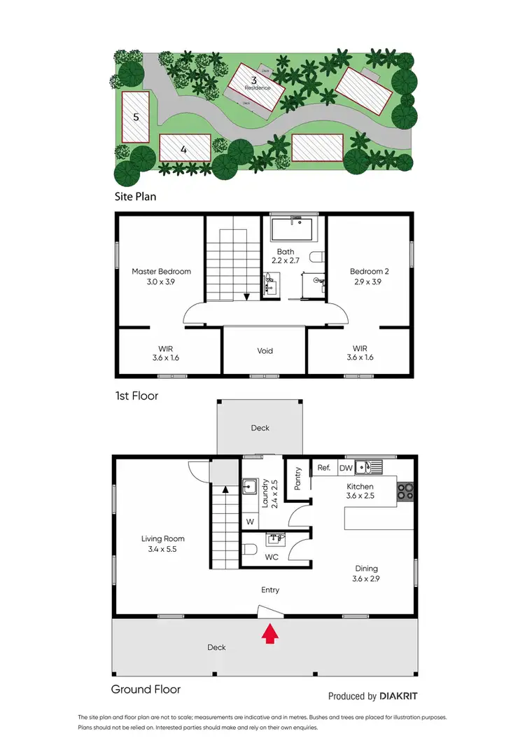 Floorplan of Homely townhouse listing, 5/108 Central Springs Road, Daylesford VIC 3460