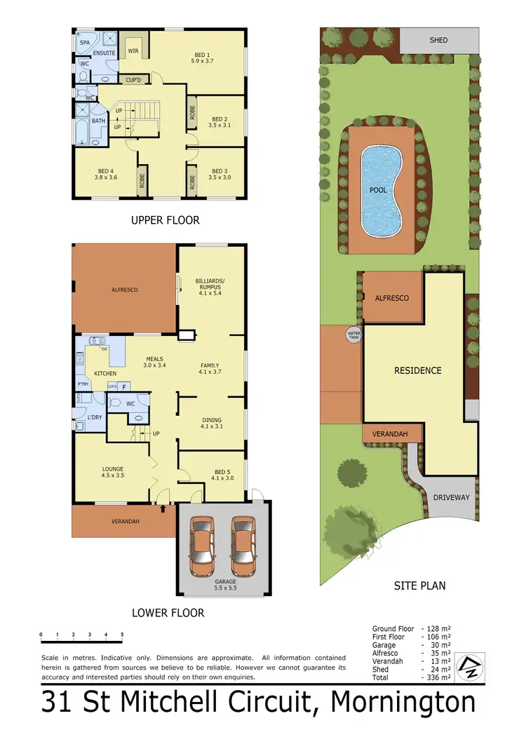 Floorplan of Homely house listing, 31 St Mitchell Circuit, Mornington VIC 3931
