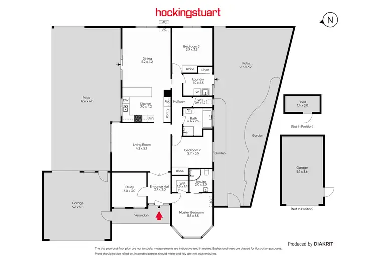 Floorplan of Homely house listing, 48 Rowan Parade, Wendouree VIC 3355