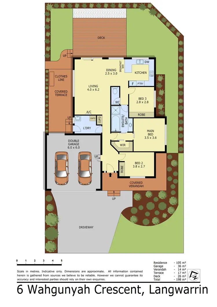 Floorplan of Homely house listing, 6 Wahgunyah Crescent, Langwarrin VIC 3910