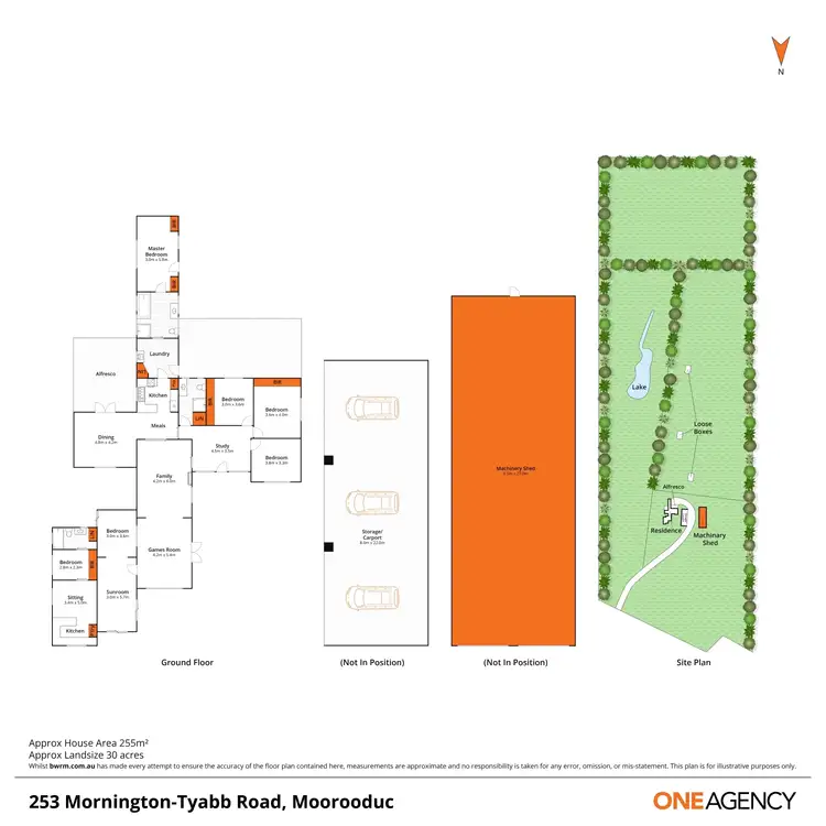 Floorplan of Homely rural property listing, 253 Mornington-Tyabb Road, Moorooduc VIC 3933