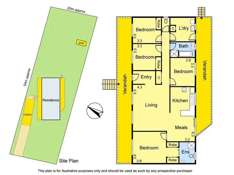Floorplan of Homely house listing, 59 Kelvin Avenue, Montmorency VIC 3094
