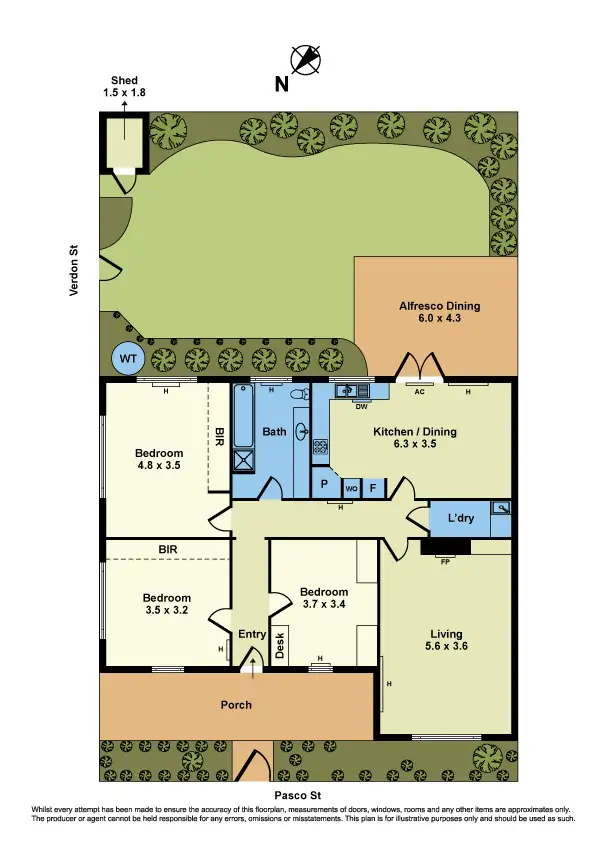 Floorplan of Homely house listing, 69 Pasco Street, Williamstown VIC 3016