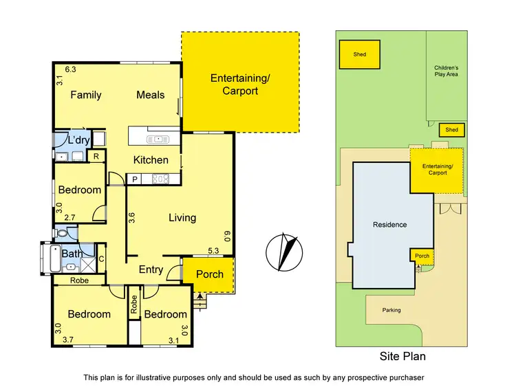 Floorplan of Homely house listing, 34 Collendina Crescent, Greensborough VIC 3088