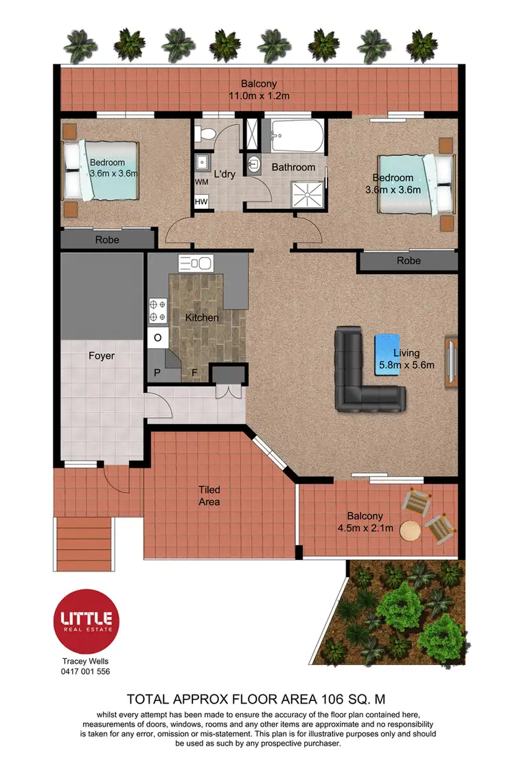 Floorplan of Homely unit listing, 2/146 High Street, Southport QLD 4215