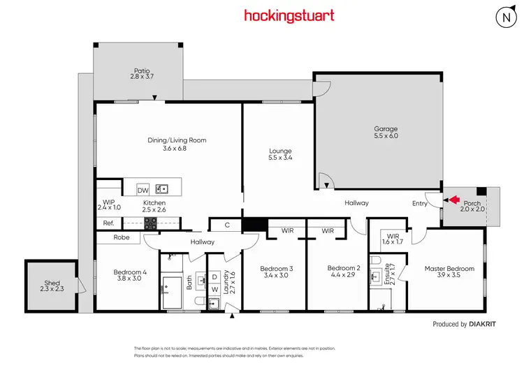Floorplan of Homely house listing, 2/628 Bond Street, Golden Point VIC 3350