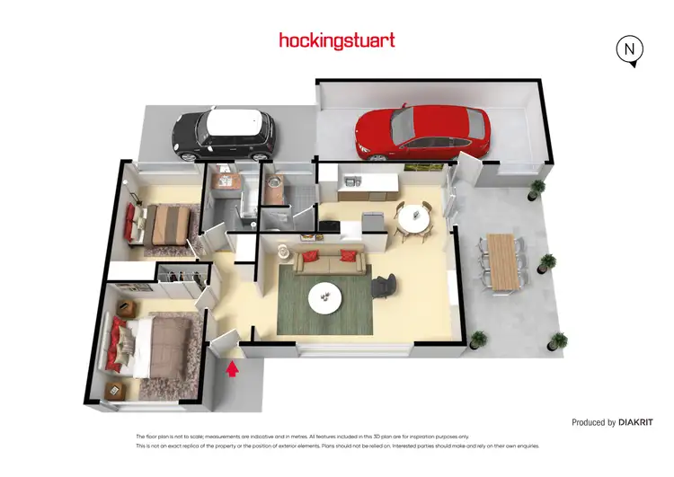 Floorplan of Homely unit listing, 6/27-33 Kurrajong Crescent, Melton South VIC 3338
