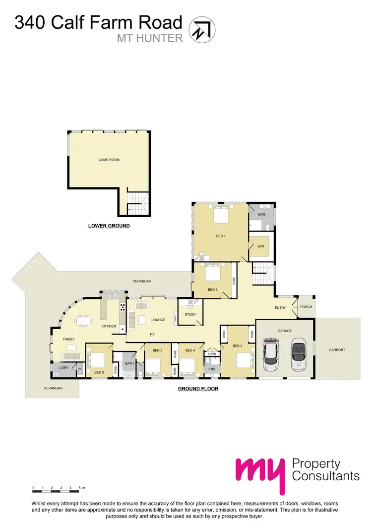 Floorplan of Homely rural property listing, 340 Calf Farm Road, Mount Hunter NSW 2570