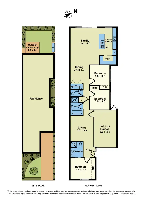 Floorplan of Homely house listing, 49A Graham Street, Newport VIC 3015