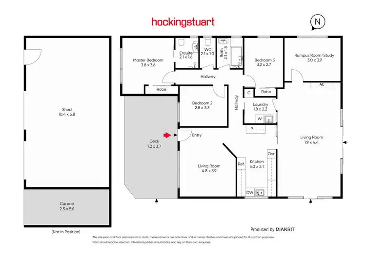 Floorplan of Homely house listing, 42 Mag Dam Road, Snake Valley VIC 3351