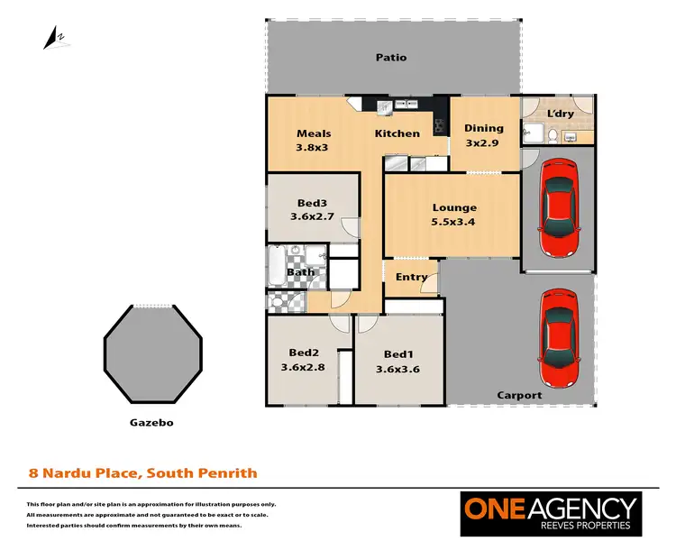 Floorplan of Homely house listing, 8 Nardu Place, South Penrith NSW 2750