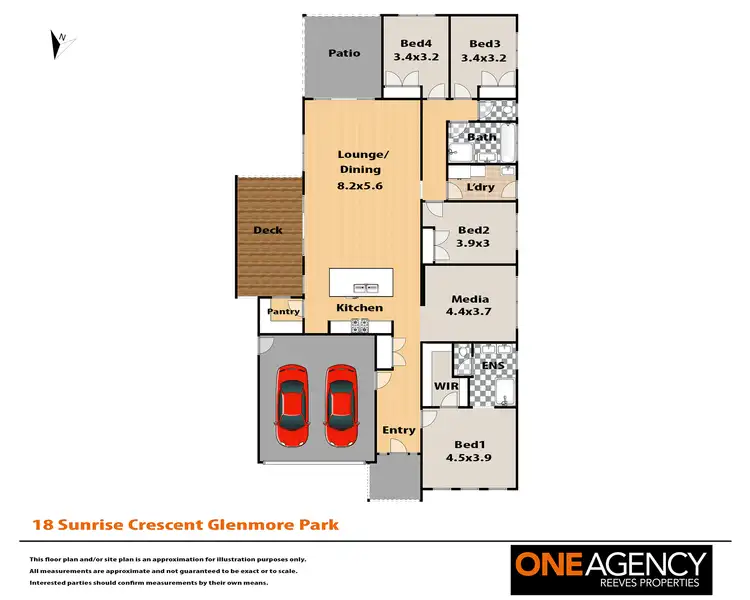 Floorplan of Homely house listing, 18 Sunrise Terrace, Glenmore Park NSW 2745